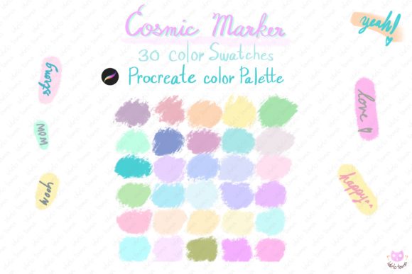 Download Bright Procreate Color Palette - Procreate color palette Collection