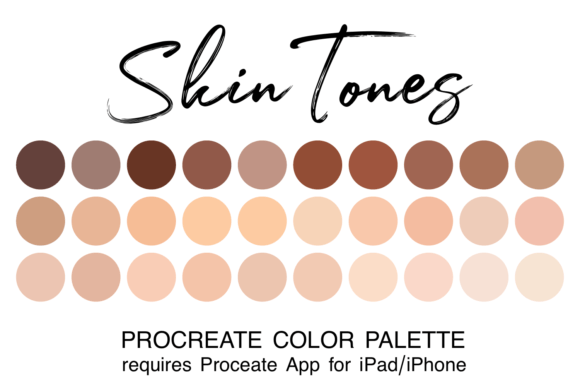 Download Skin Tones Procreate Color Palette - Procreate color palette Collection