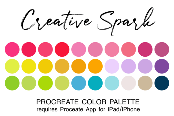 Download Creative Spark Procreate Color Palette - Procreate color palette Collection