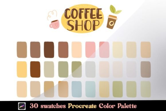 Download Procreate Color Palette - Coffee Shop - Procreate color palette Collection