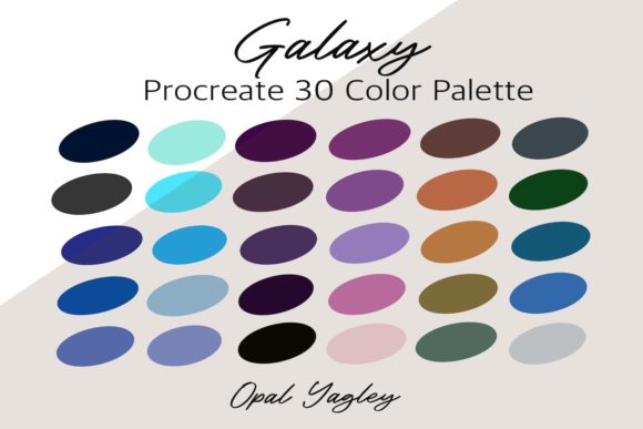 Download Galaxy Procreate Color Palette - Procreate color palette Collection