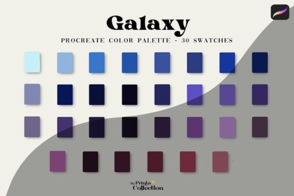 Download Galaxy Sky Procreate Color Palette - Procreate color palette Collection
