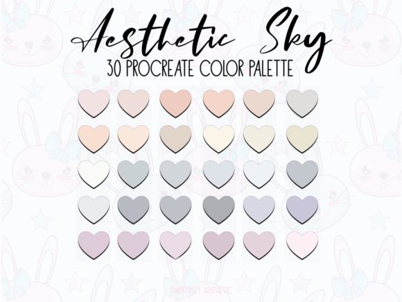 Download Aesthetic Sky Procreate Color Palette - Procreate color palette Collection