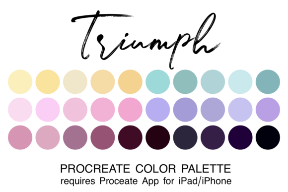 Download Triumph Procreate Color Palette - Procreate color palette Collection
