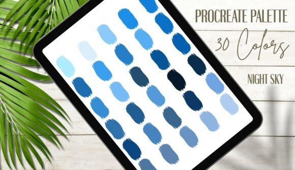 Download Night Sky Procreate Color Palette - Procreate color palette Collection