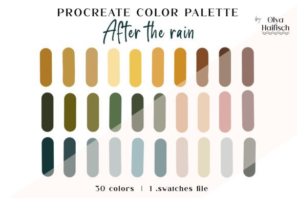 Download Natural Vintage Procreate Color Palette - Procreate color palette Collection