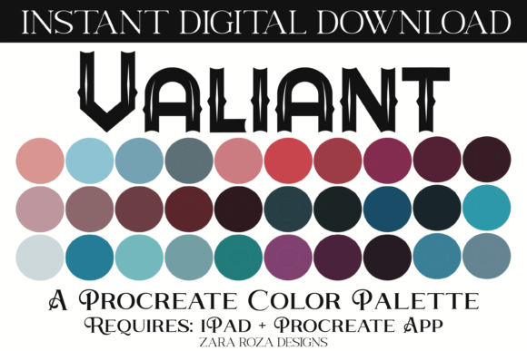 Download Valiant Procreate Color Palette - Procreate color palette Collection