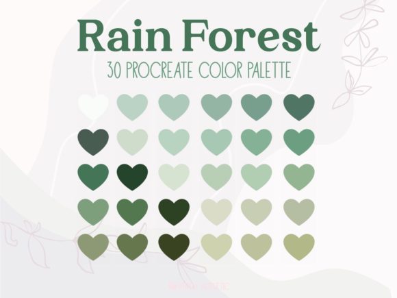 Download Rain Forest Procreate Color Palette - Procreate color palette Collection