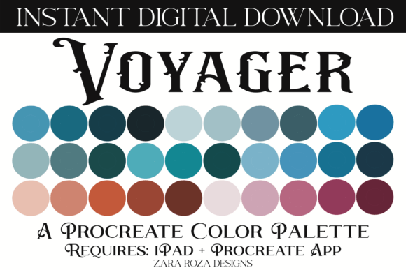 Download Voyager Procreate Color Palette - Procreate color palette Collection