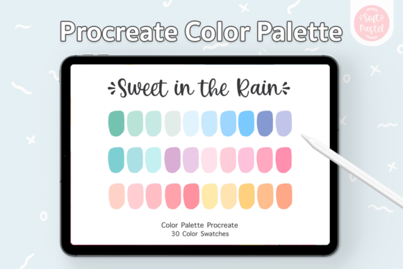 Download Procreate Color Palette - Sweet in Rain - Procreate color palette Collection